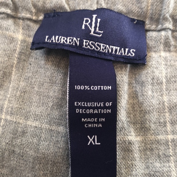 Ralph Lauren flannel pajama pants - Picture 2 of 5